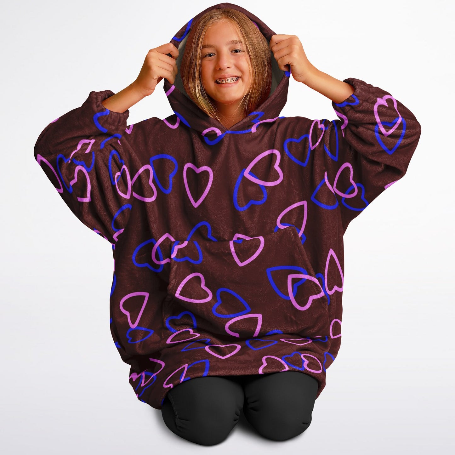Youth Snug Hoodie Economy - AOP