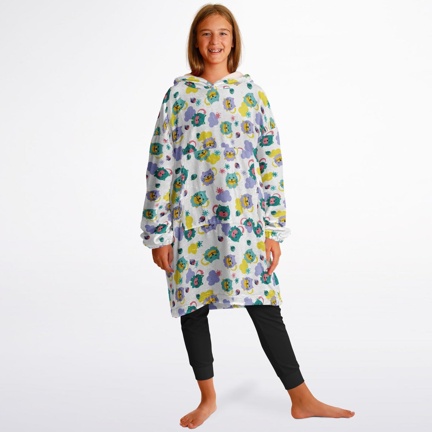Youth Snug Hoodie Economy - AOP