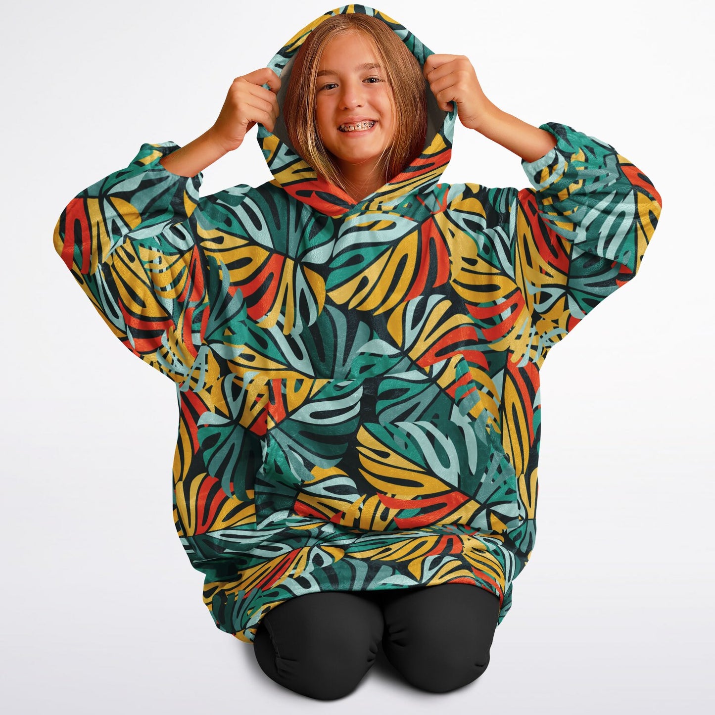 Youth Snug Hoodie Economy - AOP