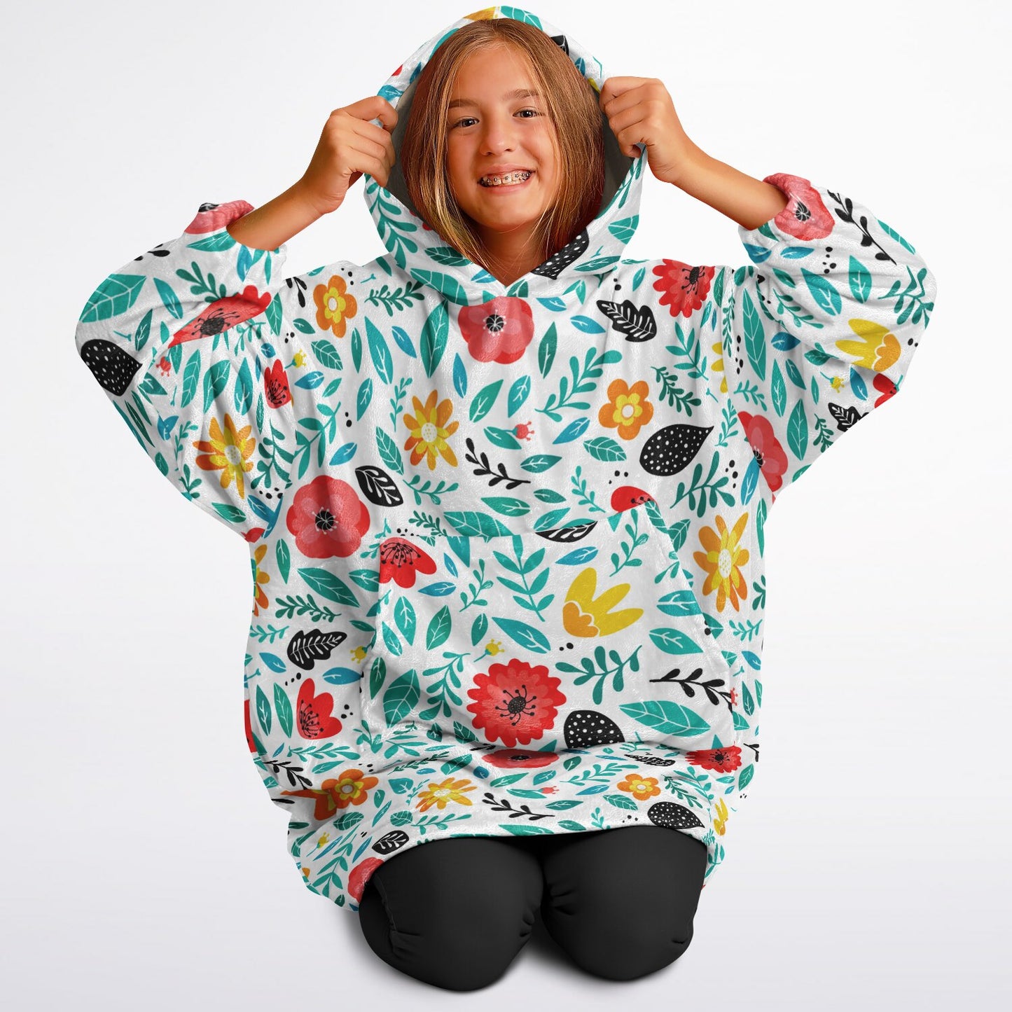 Youth Snug Hoodie Economy - AOP