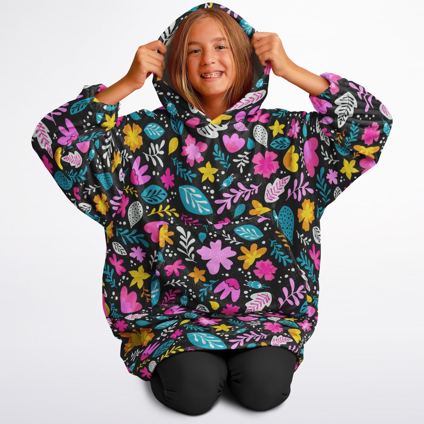 Youth Snug Hoodie Economy - AOP