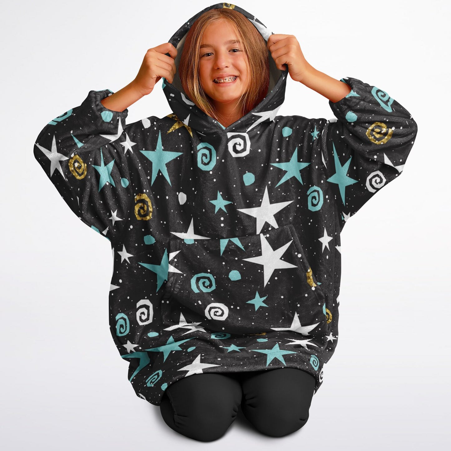 Youth Snug Hoodie Economy - AOP