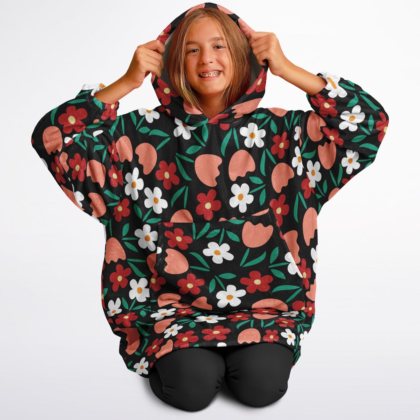 Youth Snug Hoodie Economy - AOP