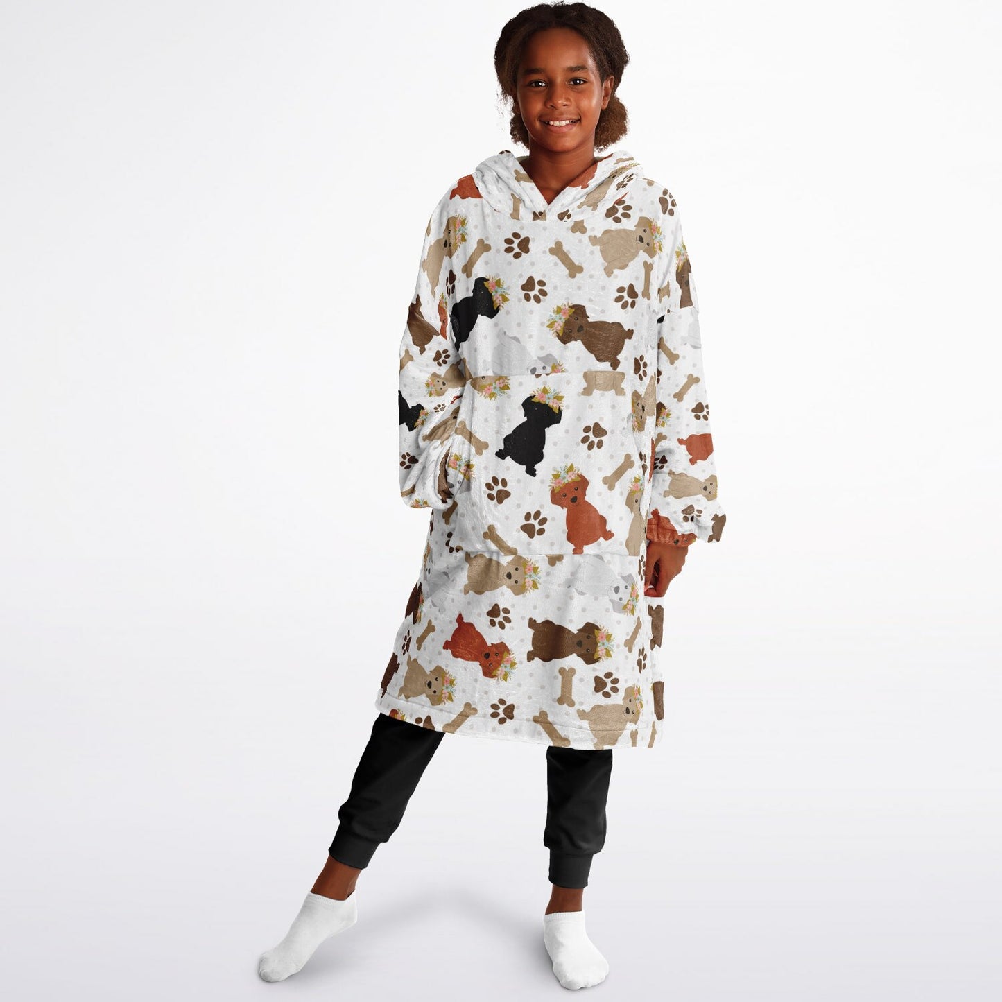 Youth Snug Hoodie Economy - AOP