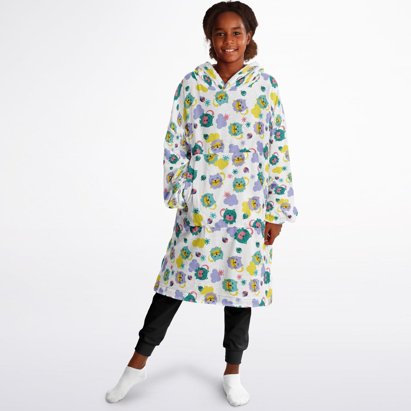 Youth Snug Hoodie Economy - AOP