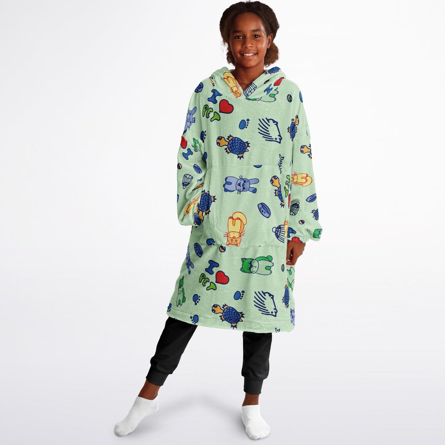 Youth Snug Hoodie Economy - AOP