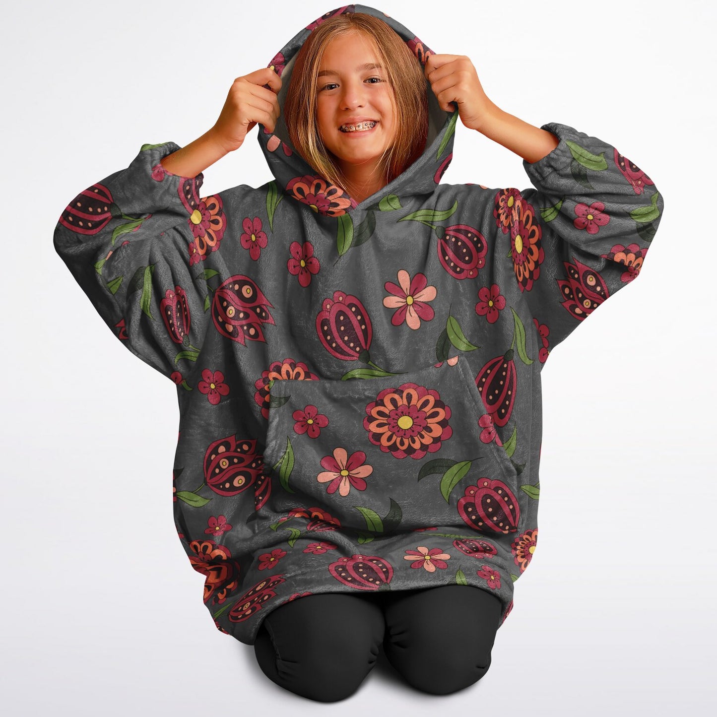 Youth Snug Hoodie Economy - AOP