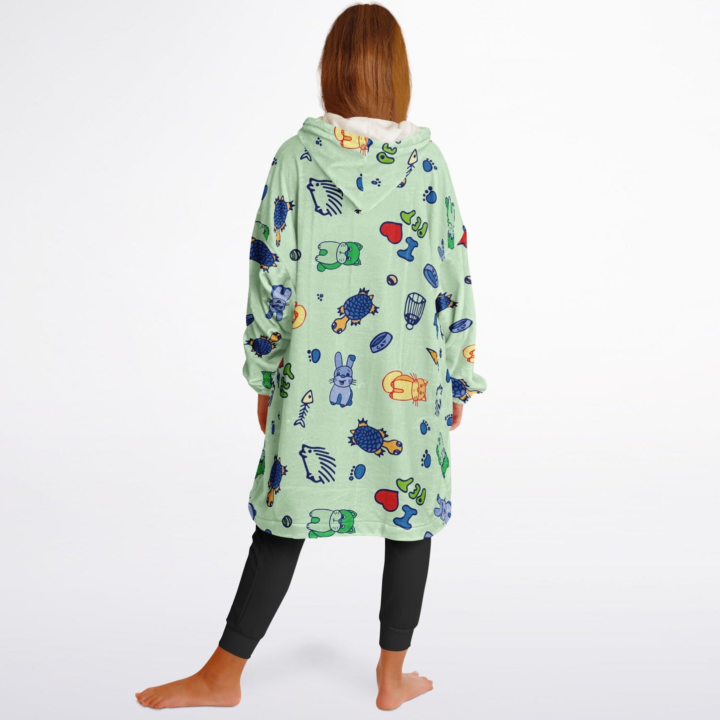 Youth Snug Hoodie Economy - AOP