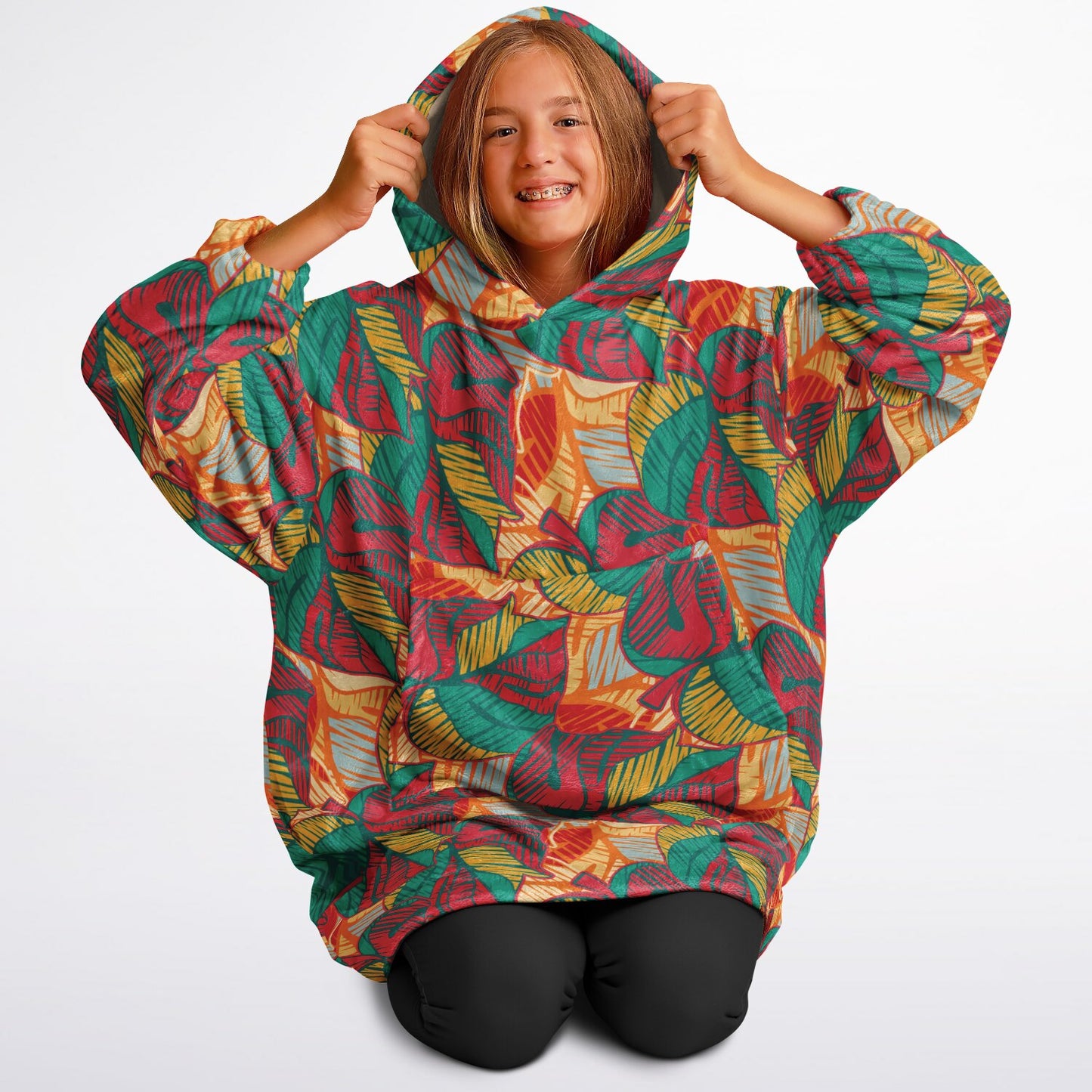 Youth Snug Hoodie Economy - AOP