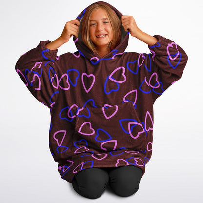 Youth Snug Hoodie Economy - AOP