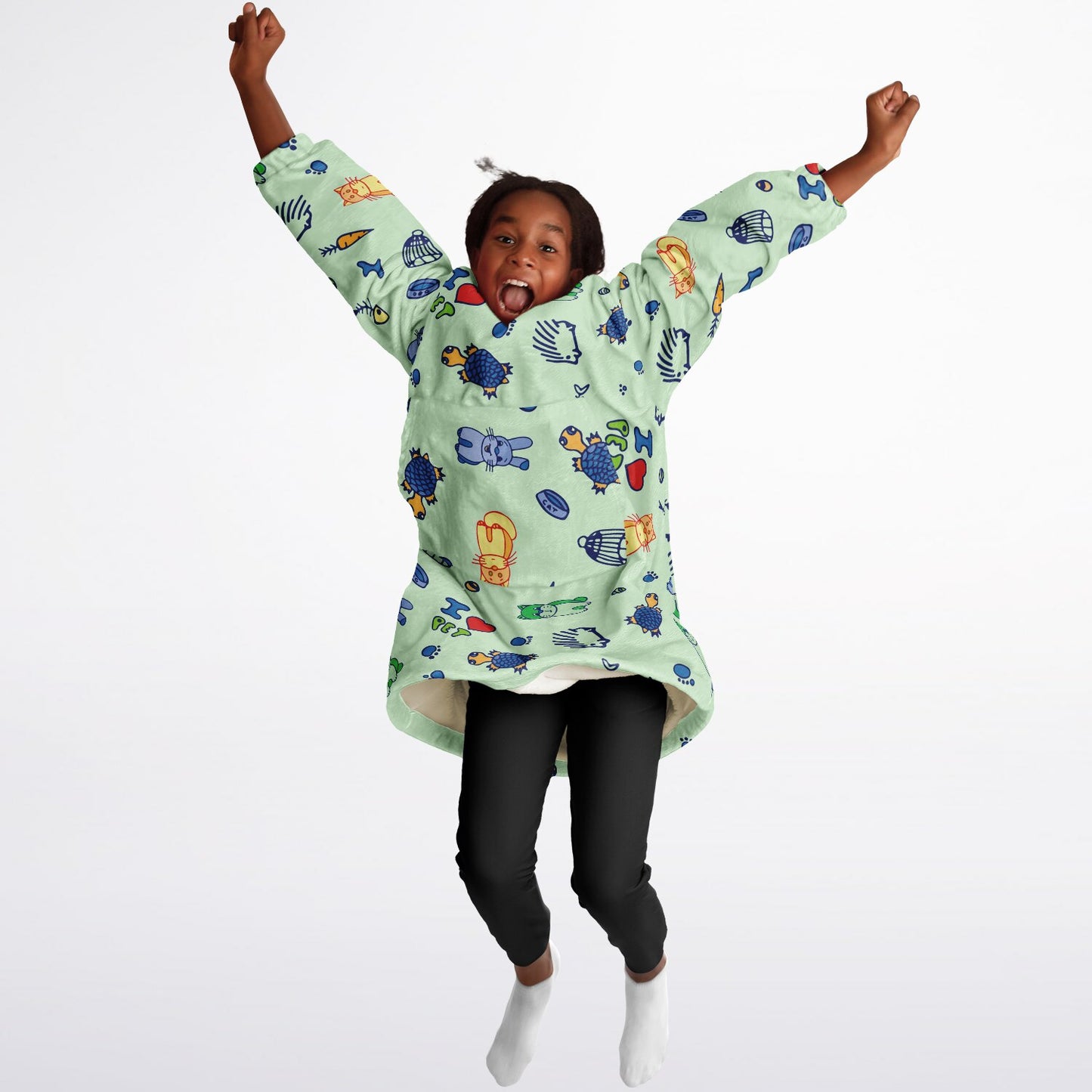 Youth Snug Hoodie Economy - AOP